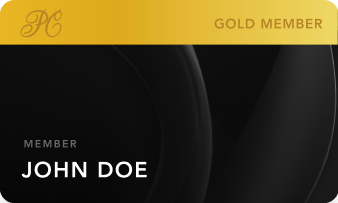 Gold member card