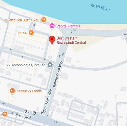 Best Western - Rawalpindi Central location map