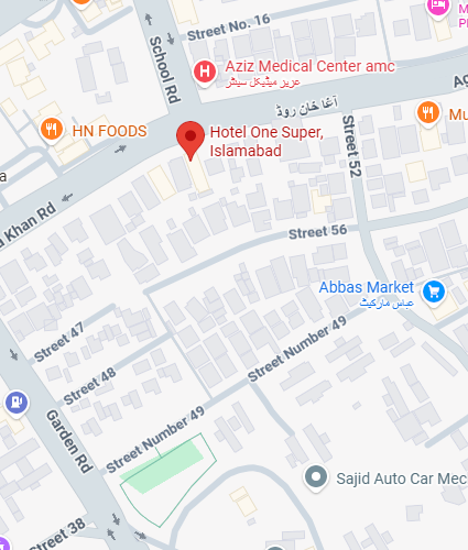 Hotel One Super Islamabad location map