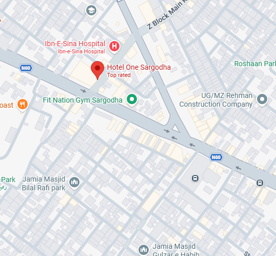 Hotel One Sargodha location map