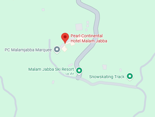 Pearl Continental Hotel Malam Jabba location map